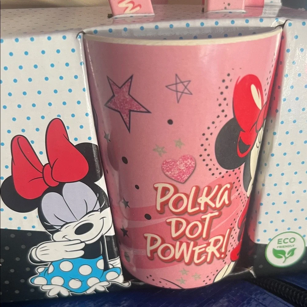 Disney Minnie Mouse Pink and Cream Dinnerware Set - Picture 2 of 5